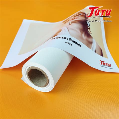 Jutu Widely Used Laminated PVC Flex Banner Laminated Banner With Glossy