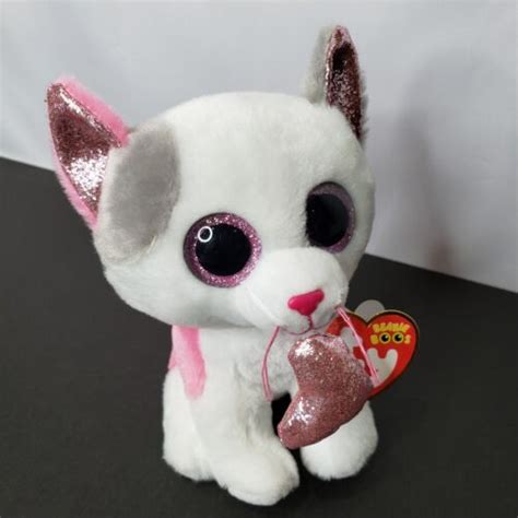 Ty Beanie Boos Milena The Valentines Day Cat New Plush Stuffed