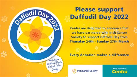 Centra To Partner With Irish Cancer Society For Daffodil Day 2022