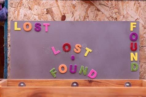 Lost and Found Box stock photo. Image of cardboard, items - 24179130