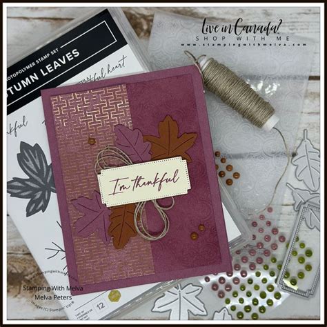 Stunning Autumn Thank You Cards By Stampin Up