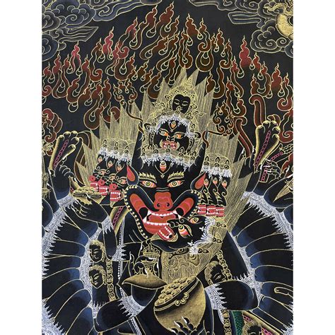 Yamantaka Large Thangka Art Of Tibet