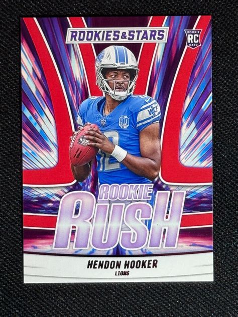 Hendon Hooker Rookie Rush Longevity Red Panini Rookies Stars