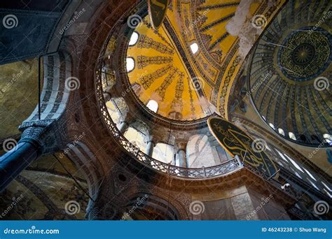 Interior Of Santa Sofia In Istanbul Editorial Stock Photo Image Of