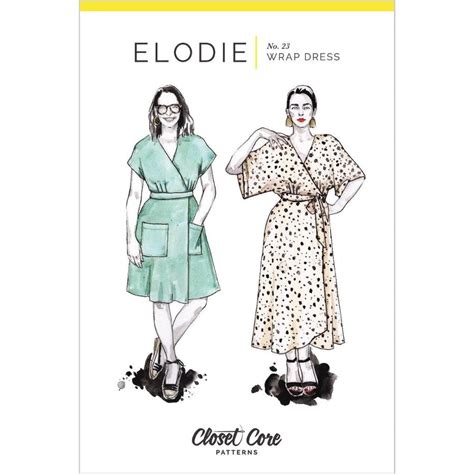 Closet Core Patterns Elodie Wrap Dress – Style Maker Fabrics