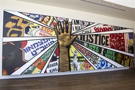 Paula Scher Mural In The Lobby Of The Center For Civil And Human Rights