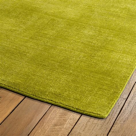 Modern Loom Lauderdale Lime Green Outdoor Solid Modern Rug from the ...