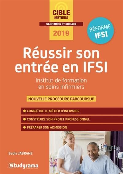 Livre Réussir son entrée en IFSI institut de formation en soins