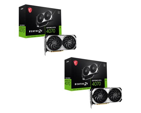 MSI GeForce RTX™ 4070 VENTUS 2X E 12G