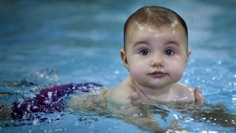 Bathing Baby