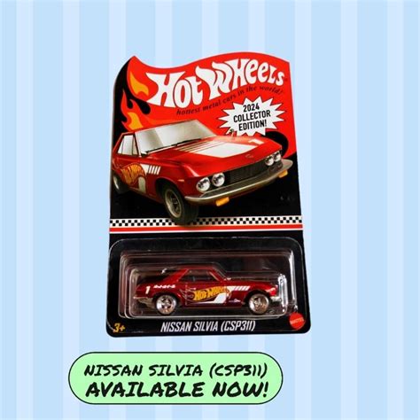 Hot Wheels 2024 Collector Edition Nissan Silvia Csp311 Shopee Malaysia