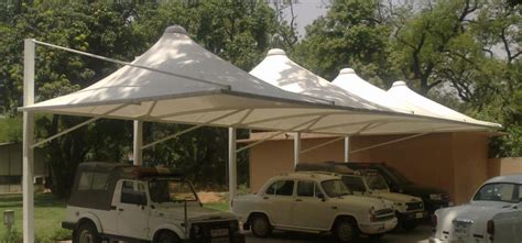 Car Parking Tensile Structures Shade Sails Factory Price