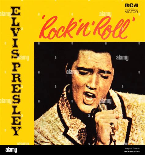 Elvis Presley portada original del álbum de vinilo Rock n Roll