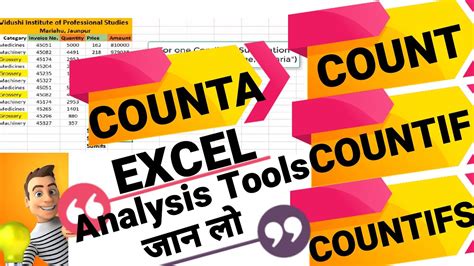 When Where How To Use Count Counta Countif Countifs Countblank