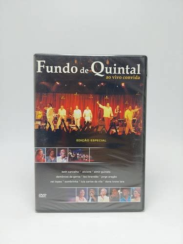 Dvd Fundo De Quintal Ao Vivo Convida Original Lacrado Mercadolivre