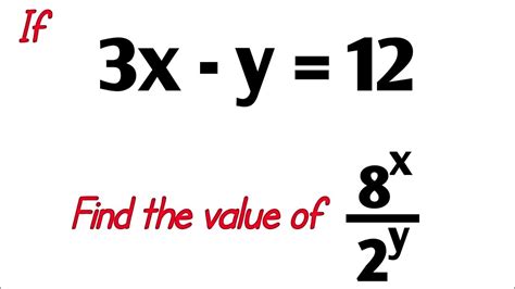 How To Solve This Exponential Problem From Exponents And Powers Youtube