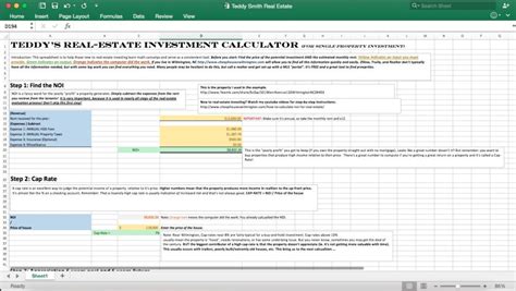 Real Estate Investment Excel Calculator Eloquens