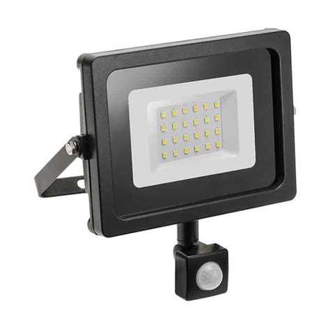 Proiector Led Cu Senzor De Miscare Grade Negru W K Ip