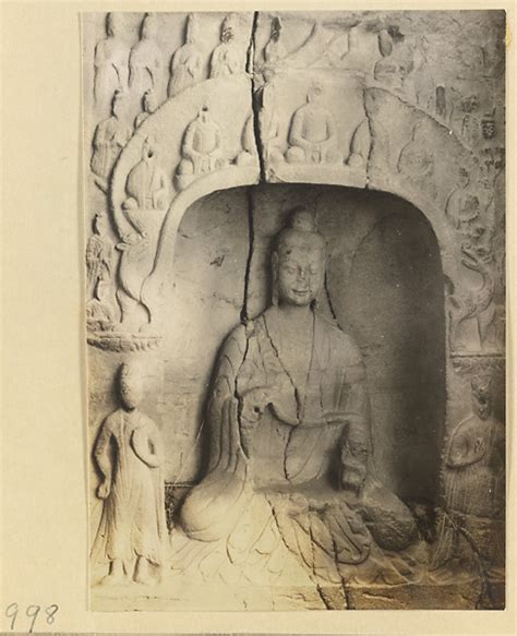 Interior Detail Of A Cave Temple At Yun Gang Showing A Niche With A