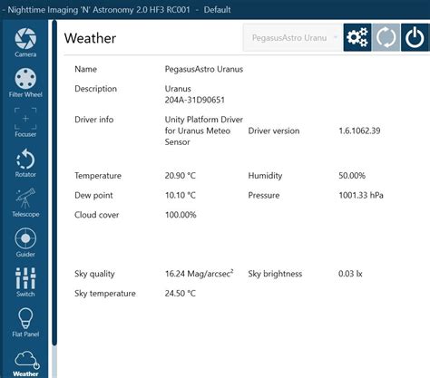 Pegasus Astro Uranus Meteo Sensor Ganymedes