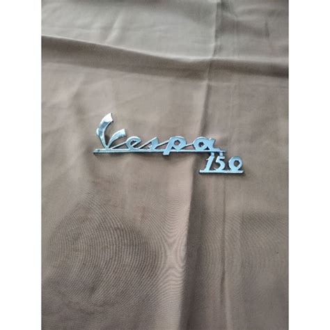 Jual Emblem Logo Tulisan Latin Vespa Super Sprint Px Ps Exclusive Excel