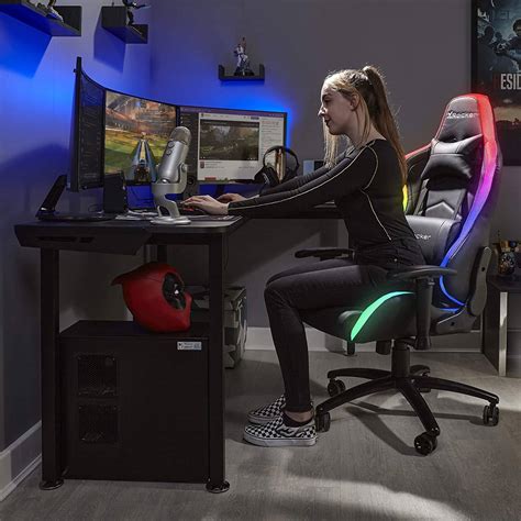 X Rocker Bravo Rgb Pc Gaming Chair With Neo Motion Led Lighting