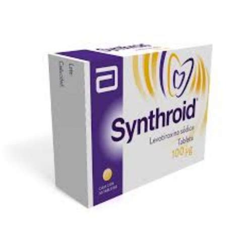 Synthroid 100 mcg Tablet | Thyroxine| Levothyroxine | It's Precautions