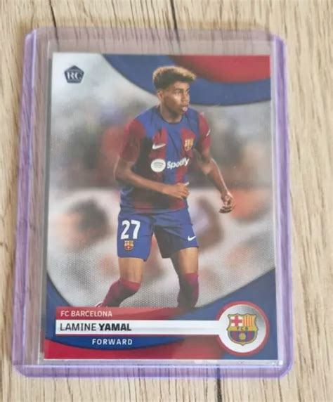 TOPPS BARCELONA TEAM Set 23 24 Lamine Yamal RC Goccia D Oro EUR 3 49