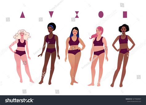 6 345 Afbeeldingen Voor Female Body Shape Types Afbeeldingen Stockfoto‘s En Vectoren