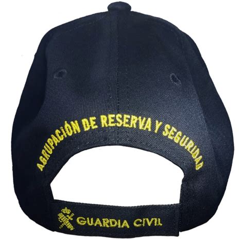 GORRA ARS GUARDIA CIVIL COLOR NEGRO BORDADA