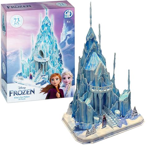 Disney Frozen Elsas Ice Palace 3d Model Puzzle Kit
