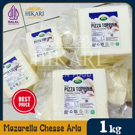 Keju Mozzarella Arla Arla Pizza Topping Mozzarella Kg Lazada Indonesia