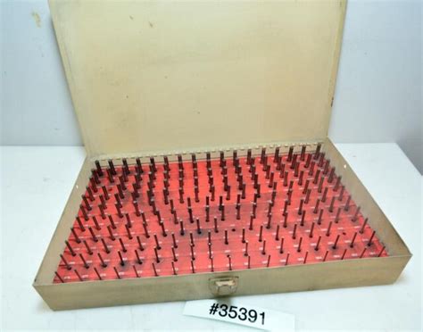 Vermont Pin Gage Set 078 To 250 Inv35391 Ebay