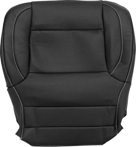 Gxarts Driver Or Passenger Side Bottom Replacement Leather Seat Cover Black