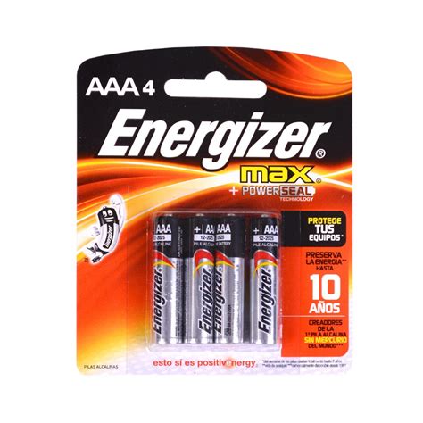 Blister Pilas Alcalinas Energizer Max Aaa Tecnowestune Store