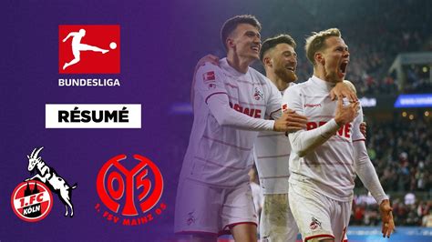 Résumé Bundesliga Renversant Cologne bat Mayence YouTube