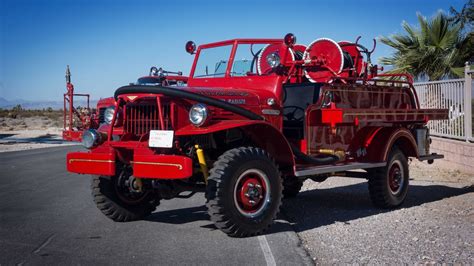 1951 Dodge Power Wagon Fire Truck For Sale At Auction Mecum Auctions