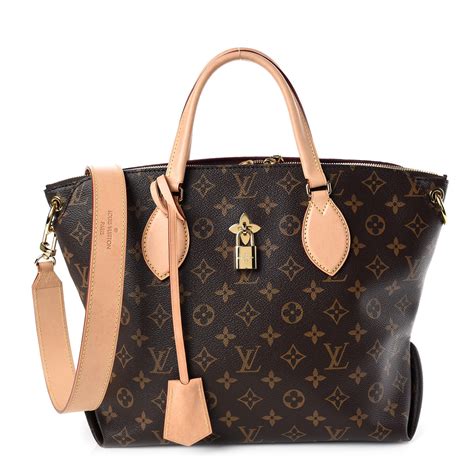 Louis Vuitton Monogram Flower Zipped Tote Mm Beige 505857