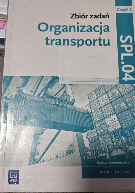 Organizacja Transportu Zbi R Zada Niska Cena Na Allegro Pl