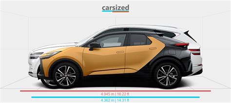 Dimensions Toyota C HR 2023 Present Vs Genesis GV80 2021 Present