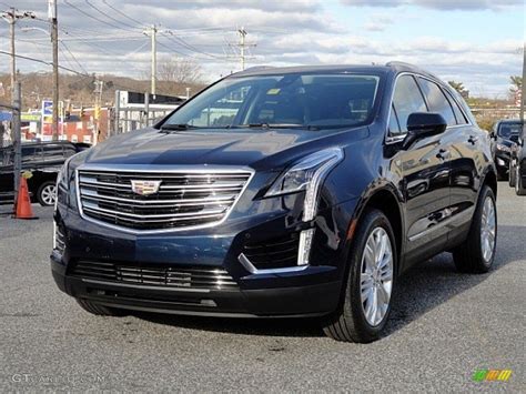 Dark Adriatic Blue Metallic 2017 Cadillac Xt5 Premium Luxury Exterior Photo 118778308