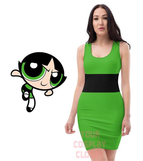 Buttercup Cosplay Dress Powerpuff Girls Inspired Etsy