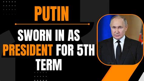 Russias Putin Sworn In As President For Fifth Term News9 Russia