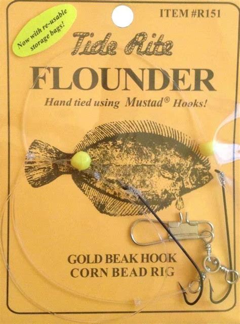 Tide Rite Gold Beak Hooks Wcorn Beads