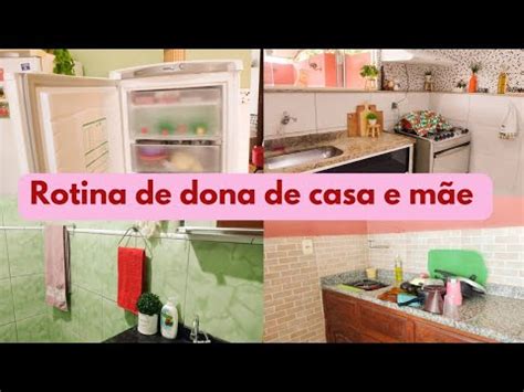 Rotina Organização e Limpeza da Casa Limpei o Freezer Arrumei