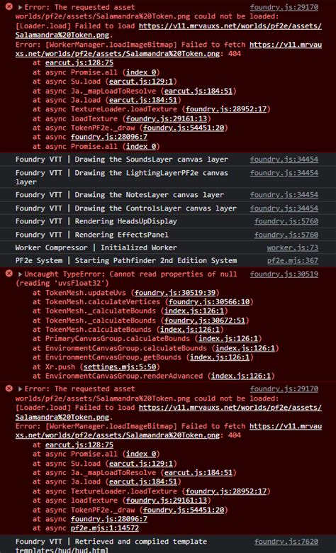 Scenes Do Not Load With Invalid Token Paths · Issue 8397 · Foundryvtt