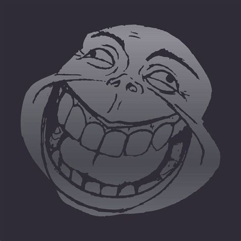 Internet Meme Trollface Vector Design 24789827 Vector Art At Vecteezy