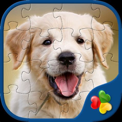 Dog Puzzles - Jigsaw Puzzle Game for Kids with Real Pictures of Cute Puppies and Dogs by Tiltan ...