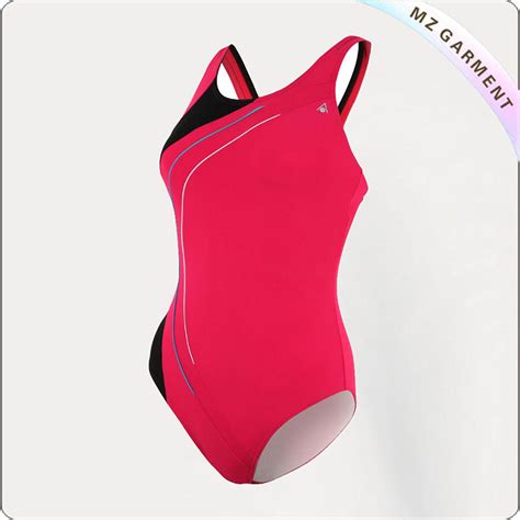 Adult Hot Pink Competitive Bathing Suit Racer Back Topper