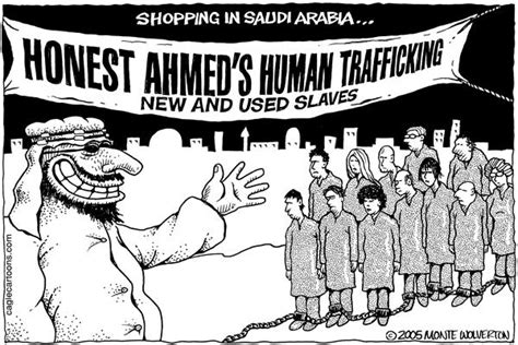 Political Cartoon Human Trafficking